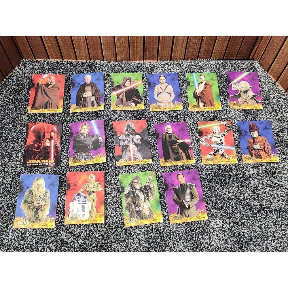 2005 Topps Star Wars: Revenge of the Sith Trading Cards QTY:16